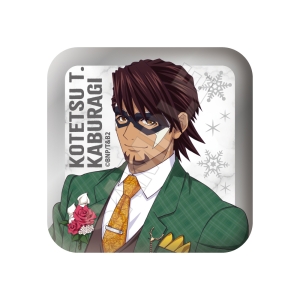 スクエア缶バッジ 虎徹(パーティー) TIGER & BUNNY 2 〜クリスマスパーティー〜